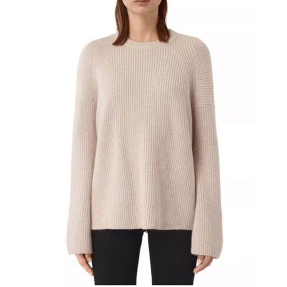 ALL SAINTS women’s Pullover Sweater wool alpaca minimalist size small - Picture 1 of 9